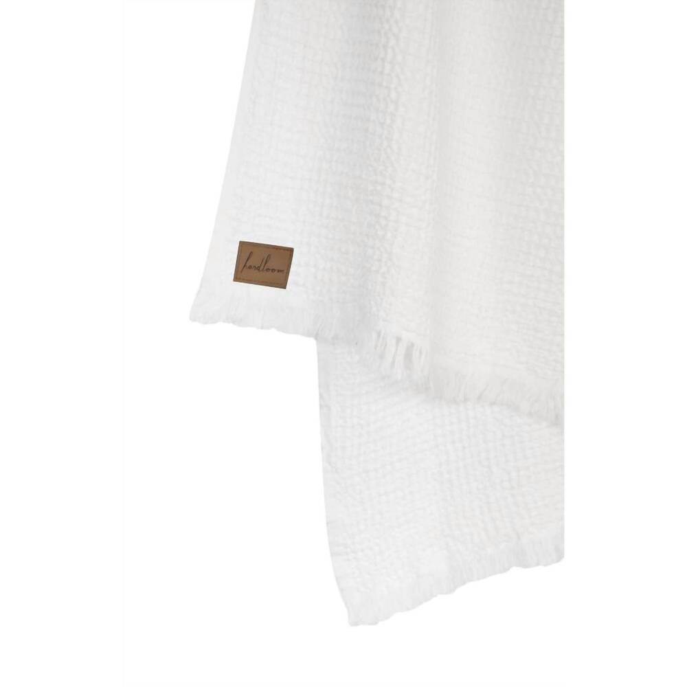 NEW HANDLOOM soft waffle towel - set of 2 in white